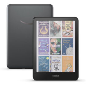 Kindle Colorsoft Signature Edition 32 GB com tela colorida, luz frontal autoadaptável, carregamento sem fio e bateria que dura semanas