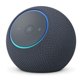 Amazon Echo Dot Max smart speaker com Alexa, som envolvente e hub de casa inteligente integrado, ideal para sua sala de estar