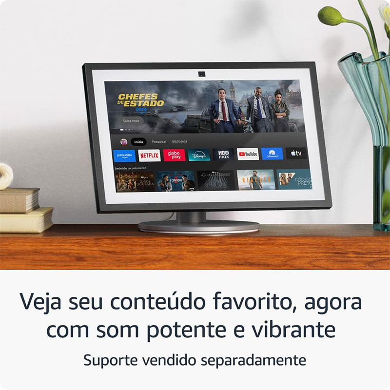 Echo Show 15 | Smart display Full HD de 15,6” com Alexa, experiência Fire TV e controle remoto por voz - Imagem 4
