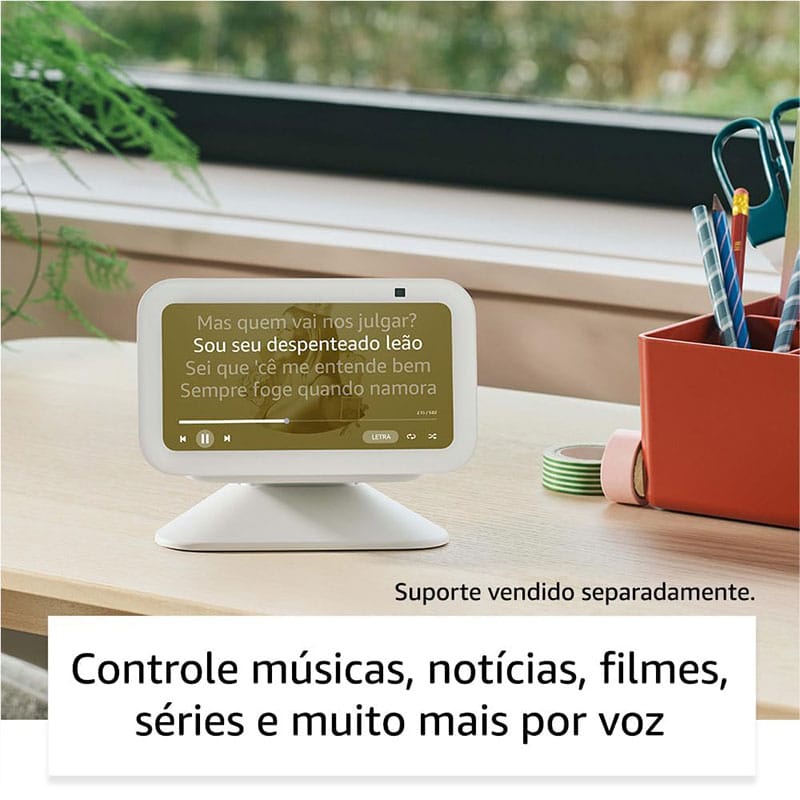 Echo Show 5 | Smart display com Alexa, graves 2x mais potentes e som mais nítido - Imagem 4