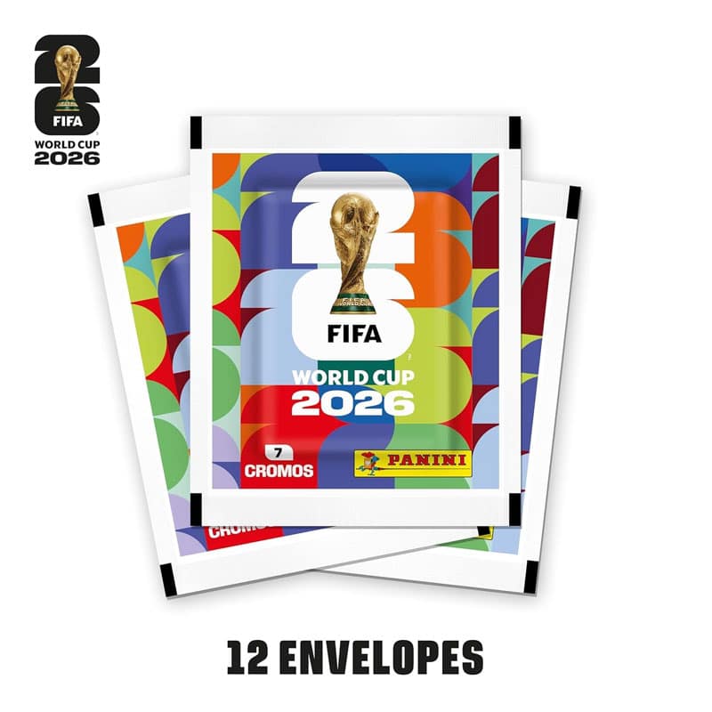 Álbum Copa do Mundo da FIFA 2026™ Brochura + 84 Figurinhas (12 Envelopes) FIFA WORLD CUP 2026™ - Imagem 3