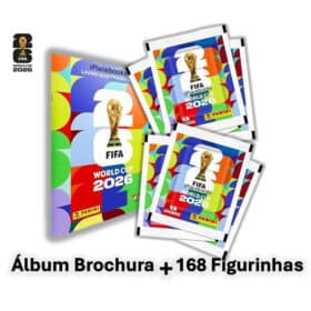 Álbum Copa do Mundo da FIFA 2026™ Brochura + 168 Figurinhas (24 Envelopes) FIFA WORLD CUP 2026™