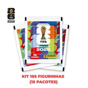 Kit 15 Envelopes Figurinhas Copa Do Mundo 2026 (105 Figurinhas)