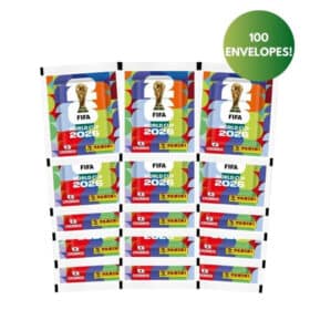 Kit Figurinhas Copa Do Mundo 2026 (100 envelopes)